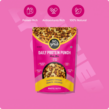 Daily Protein Punch (Salted Exotic Nuts Mix) | Protein Rich | 20g Protein |