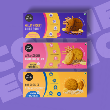 3 Cookies Starter Variety Pack – Pack of 3 | 192g |