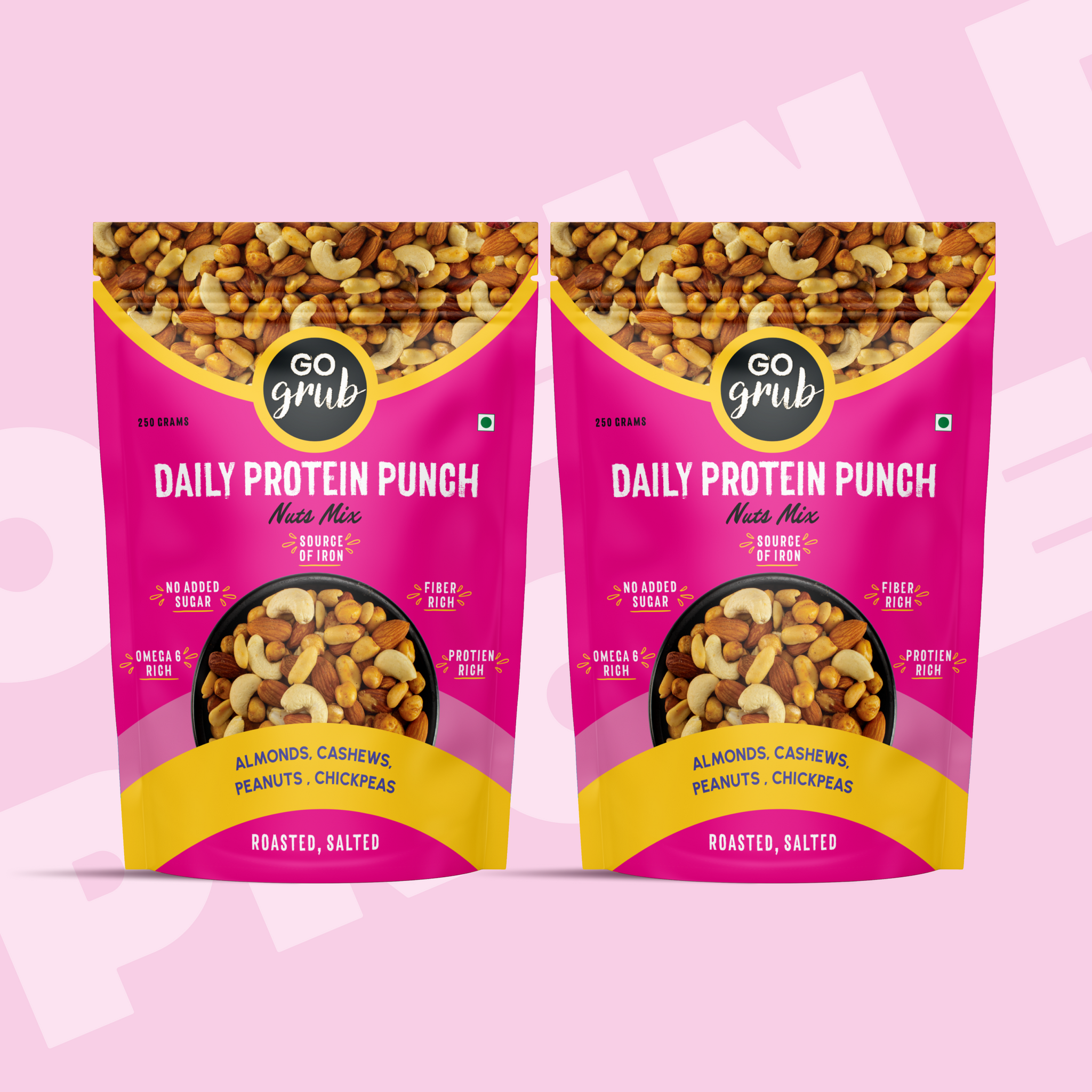 Daily Protein Punch (Salted Exotic Nuts Mix) | Protein Rich | 20g Protein | 250g