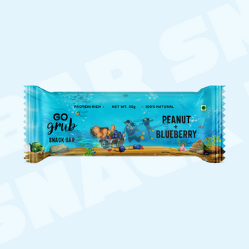 Peanut Blueberry Snack Bar | 5g Protein | Pack of 10 Bars